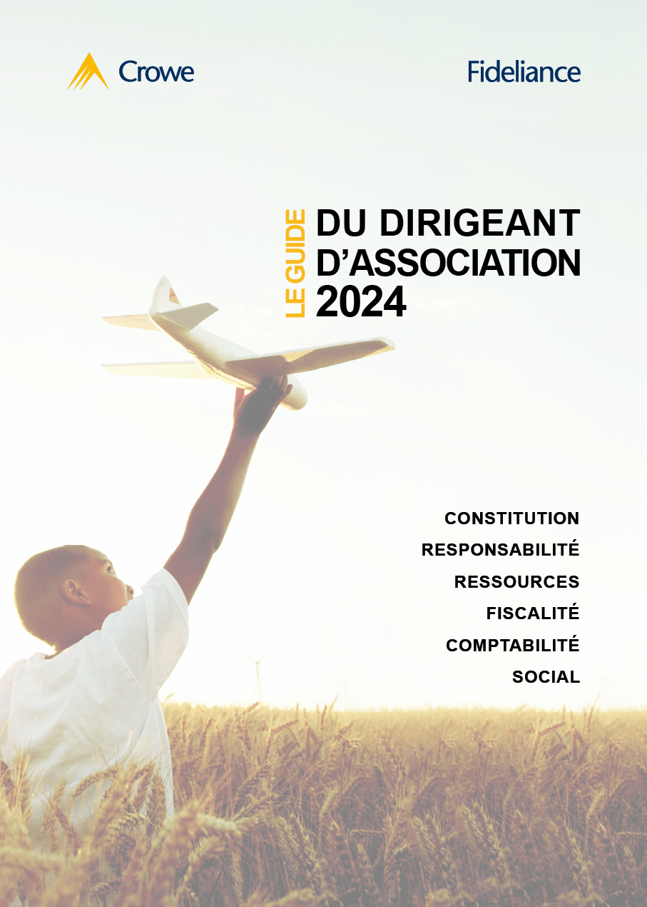 Couverture guide du dirigeant d'association 24 Fideliance